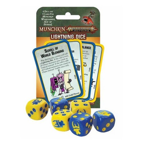 Munchkin Warhammer Age of Sigmar, Lightning Dice
 (Lingua: Inglese - Stato: Nuovo)
