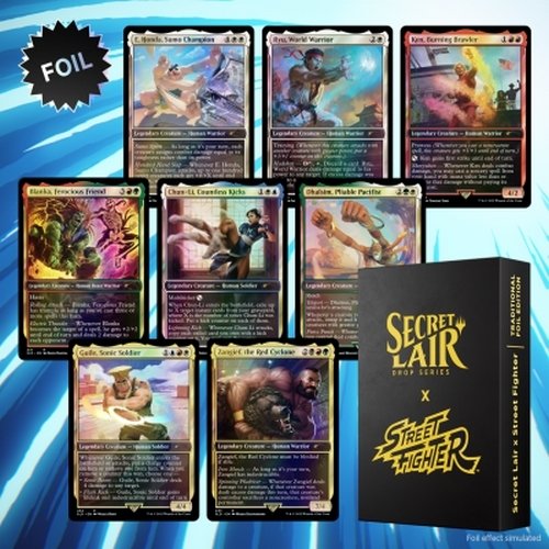Secret Lair x Street Fighter Traditional Foil Edition
 (Language: English - Conditions: New)
